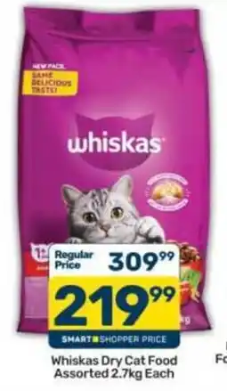 Pick n Pay Whiskas Dry Cat Food Assorted offer