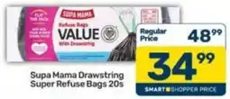 Pick n Pay Supa Mama Drawstring Super Refuse Bags offer