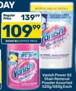 Pick n Pay Vanish Oxi Action Stain Removal Powder Assorted offer