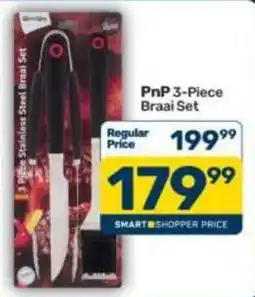 Pick n Pay PnP 3-Piece Braai Set offer
