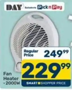 Pick n Pay Fan Heater offer