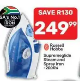 Pick n Pay Russell Hobbs SupremeGlide Steam and Spray Iron offer