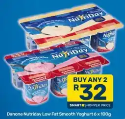 Pick n Pay Danone Nutriday Low Fat Smooth Yoghurt offer