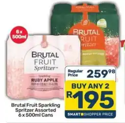 Pick n Pay Liquor Brutal Fruit Sparkling Spritzer Assorted offer