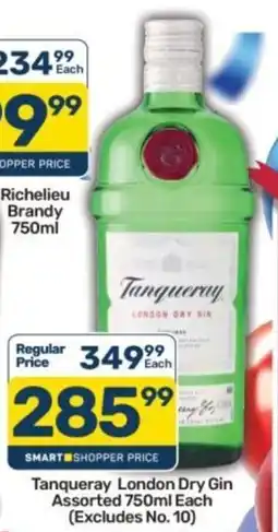 Pick n Pay Liquor Tanqueray London Dry Gin Assorted offer