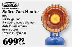 Mica CADAC Safire Gas Heater 900 offer