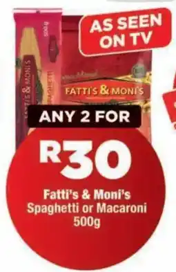 OK MiniMark Fatti's & Moni's Spaghetti or Macaroni offer