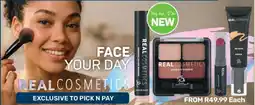 Pick n Pay REAL COSMETICS Quad Eye Shadow offer