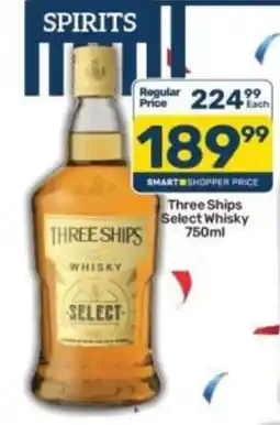 Pick n Pay Liquor Three Ships Select Whisky offer