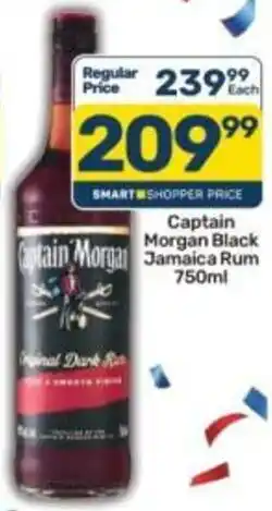 Pick n Pay Liquor Captain Morgan Black Jamaica Rum offer