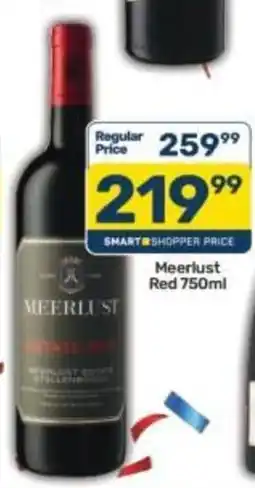 Pick n Pay Liquor Meerlust Red offer
