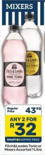 Pick n Pay Liquor Fitch&Leedes Tonic or Mixers Assorted offer