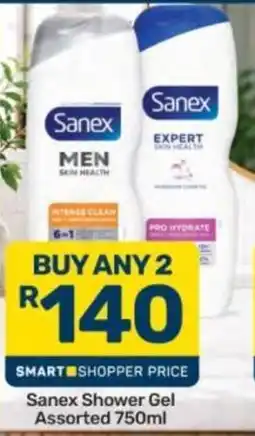 Pick n Pay Sanex Shower Gel Assorted offer