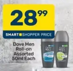 Pick n Pay Dove Men Roll-on Assorted offer
