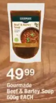 OK Foods Gourmade Beef & Barley Soup offer