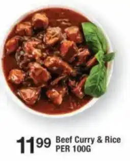 OK Foods Beef Curry & Rice offer
