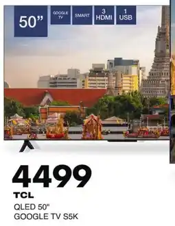 Save Hyper TCL QLED 50" Google TV S5K offer