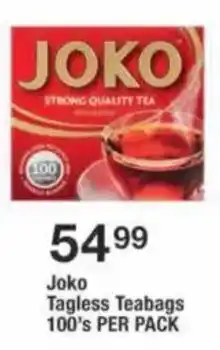 OK Foods Joko Tagless Teabags offer