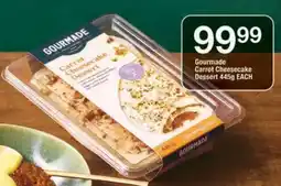 OK Foods Gourmade Carrot Cheesecake Dessert offer