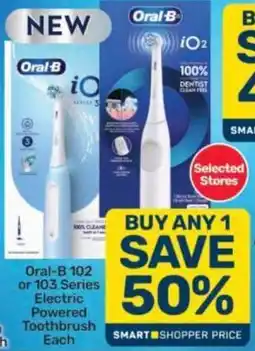 Pick n Pay Oral-B iO2 or iO3 Series Electric Powered Toothbrush offer
