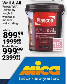 Mica Plascon Wall & All offer