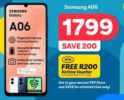 PEP Samsung Galaxy A06 offer