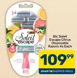 Pick n Pay Bic Soleil Escape Citrus Disposable Razors offer