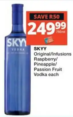Checkers Liquor Shop SKYY Vodka offer