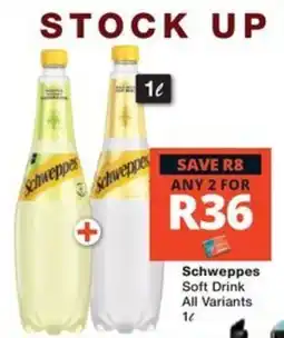 Checkers Liquor Shop Schweppes Soft Drink offer