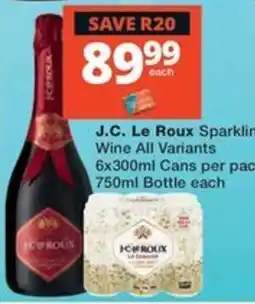 Checkers Liquor Shop J.C. Le Roux Sparkling Wine offer