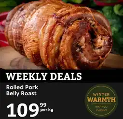 Oxford Freshmarket Rolled Pork Belly Roast offer