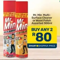 Pick n Pay Mr Min Multi-Surface Cleaner or Wood Polish Assorted offer