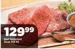 OK Grocer Beef Tenderised Steak offer
