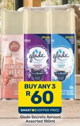 Pick n Pay Glade Secrets Aerosol Assorted offer