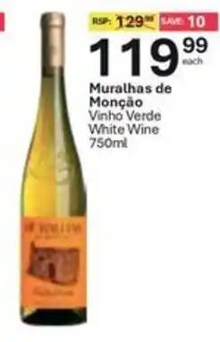 Liquor City Muralhas de Monção Vinho Verde White Wine offer