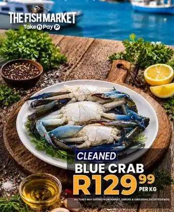 Take 'n Pay Cleaned Blue Crab offer