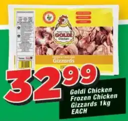 OK Grocer Goldi Chicken Frozen Chicken Gizzards offer