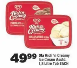 OK Foods Ola Rich 'n Creamy Ice Cream Assorted offer