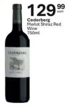 Liquor City Cederberg Merlot Shiraz Red Wine offer