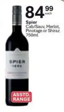 Liquor City Spier offer