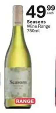 Liquor City Seasons Wine Range offer