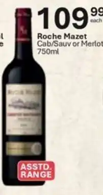 Liquor City Roche Mazet Cab/Sauv or Merlot offer