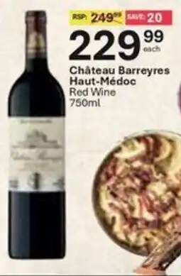 Liquor City Château Barreyres Haut-Médoc Red Wine offer