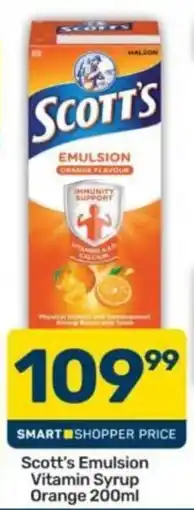 Pick n Pay Scott's Emulsion Vitamin Syrup Orange offer