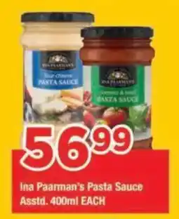 OK Grocer Ina Paarman's Pasta Sauce Assorted offer