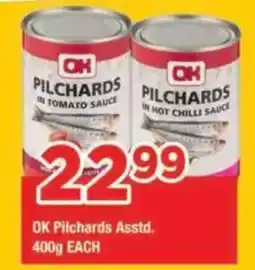 OK Grocer OK Pilchards Assorted offer