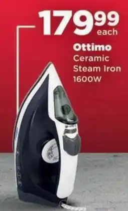OK Foods Ottimo Ceramic Steam Iron offer