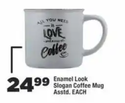 OK Foods Enamel Look Slogan Coffee Mug offer