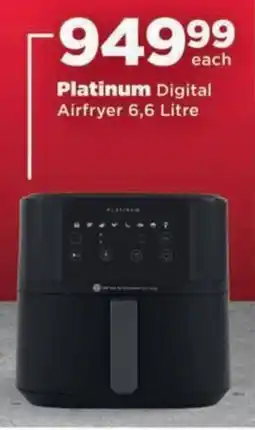 OK Foods Platinum Digital Airfryer 6,6 Litre offer