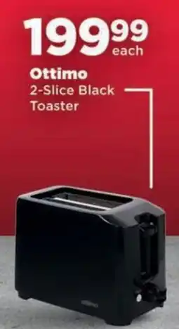 OK Foods Ottimo 2-Slice Black Toaster offer